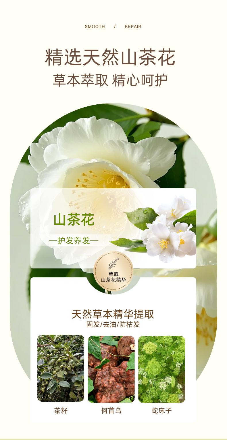 山茶籽养护洗发保健膏