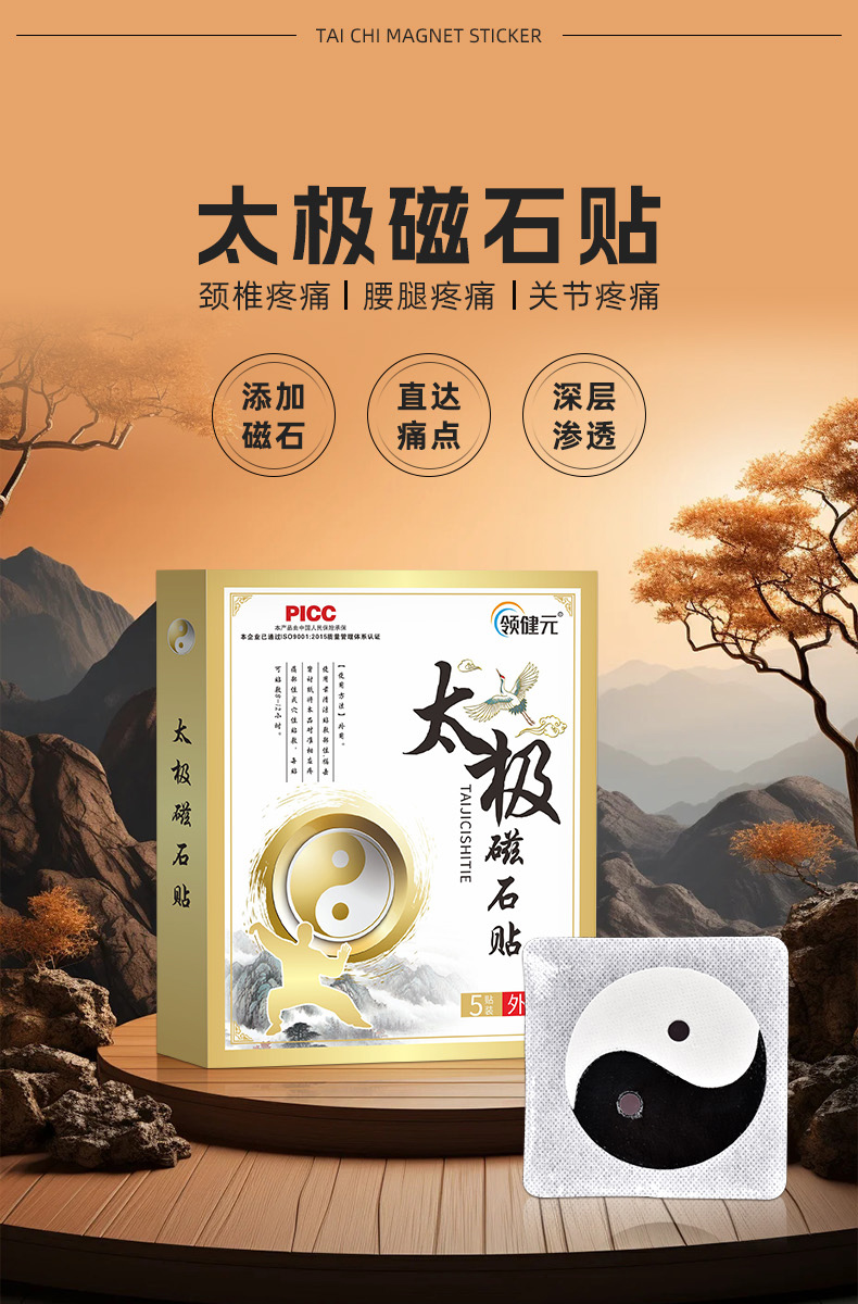 太极磁石贴