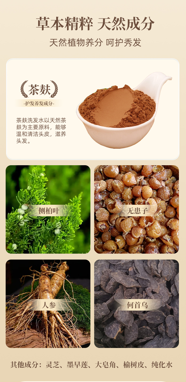 茶麸草本养发保健液