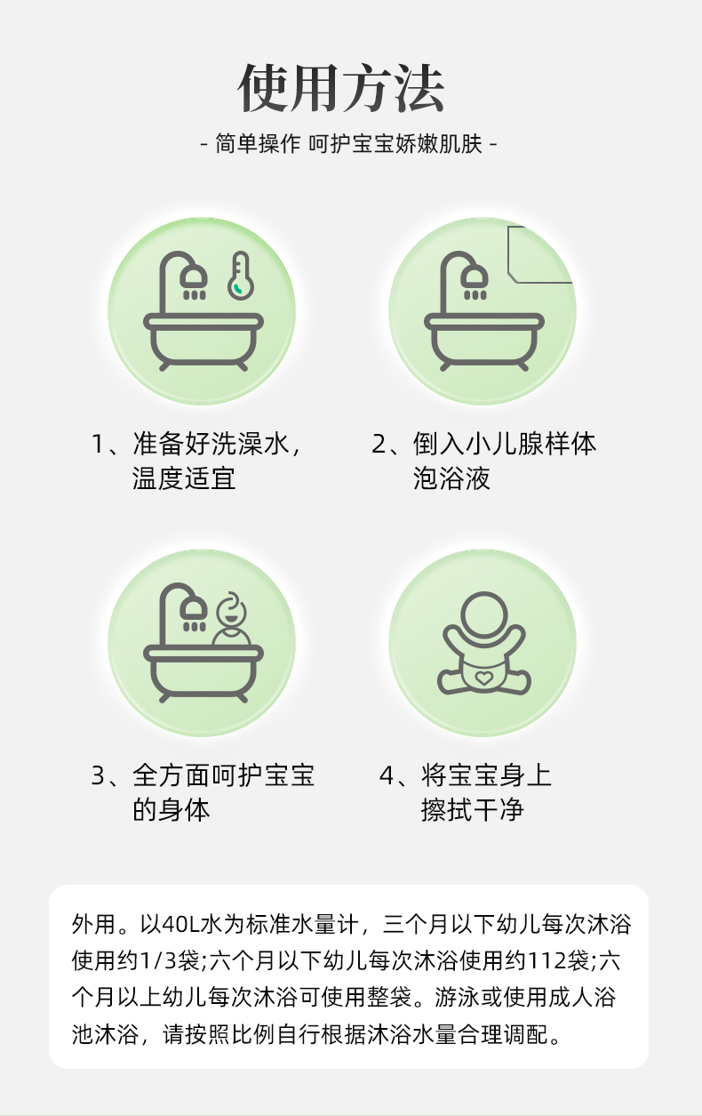 小儿鼻通泡浴包